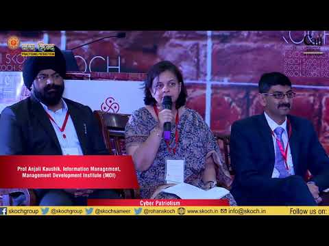 Prof Anjali Kaushik, Information Management, MDI at the 57th SKOCH Summit