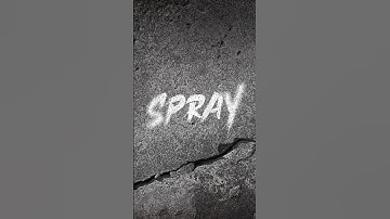 Adobe Photoshop – How to Create Spray Paint Text Effect#shortvideo #photoshop #tutorial