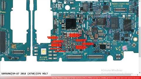 Samsung A7 2018 SM A750 Cpu Voltes In Out Shot Problem Hardware Solution