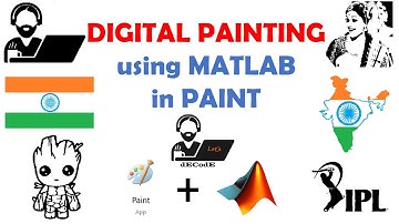 Digital Painting in MATLAB || let