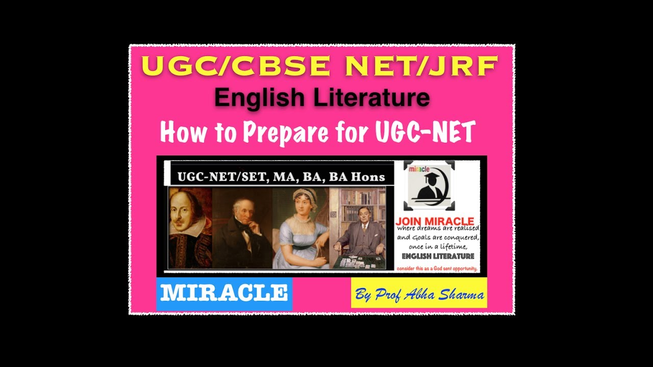 How to Prepare for CBSE/UGC-NET/JRF English Literature - YouTube