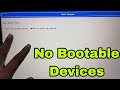 How to Fix Laptop No Bootable Devices Found / Boot Option Missing Press Any Key In Windows#macnitesh