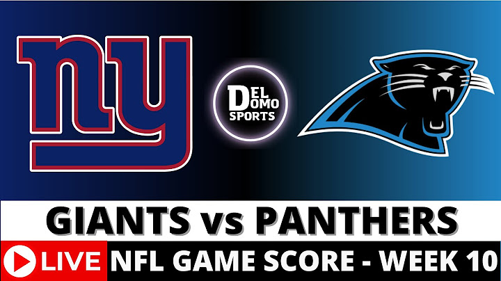 NEW YORK GIANTS VS CAROLINA PANTHERS LIVE 🏈 NFL Game Score Play-by-Play Week 10 - NOV 10, 2024