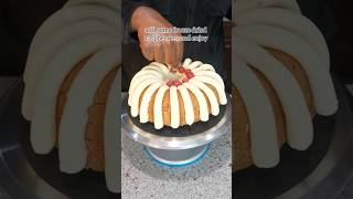 Copycat White Chocolate Raspberry Nothing Bundt Cake Recipe! Part 2 #whitechocolate #spongecake