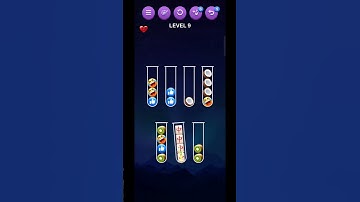 Emoji Sort Puzzle! #puzzle #games #gaming #challenge #puzzlegame #shorts #viral #ballsort