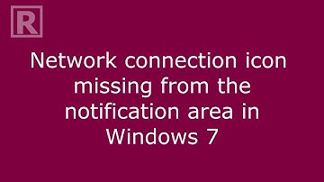 How to Show/Hide Network Connection in Notification Area
