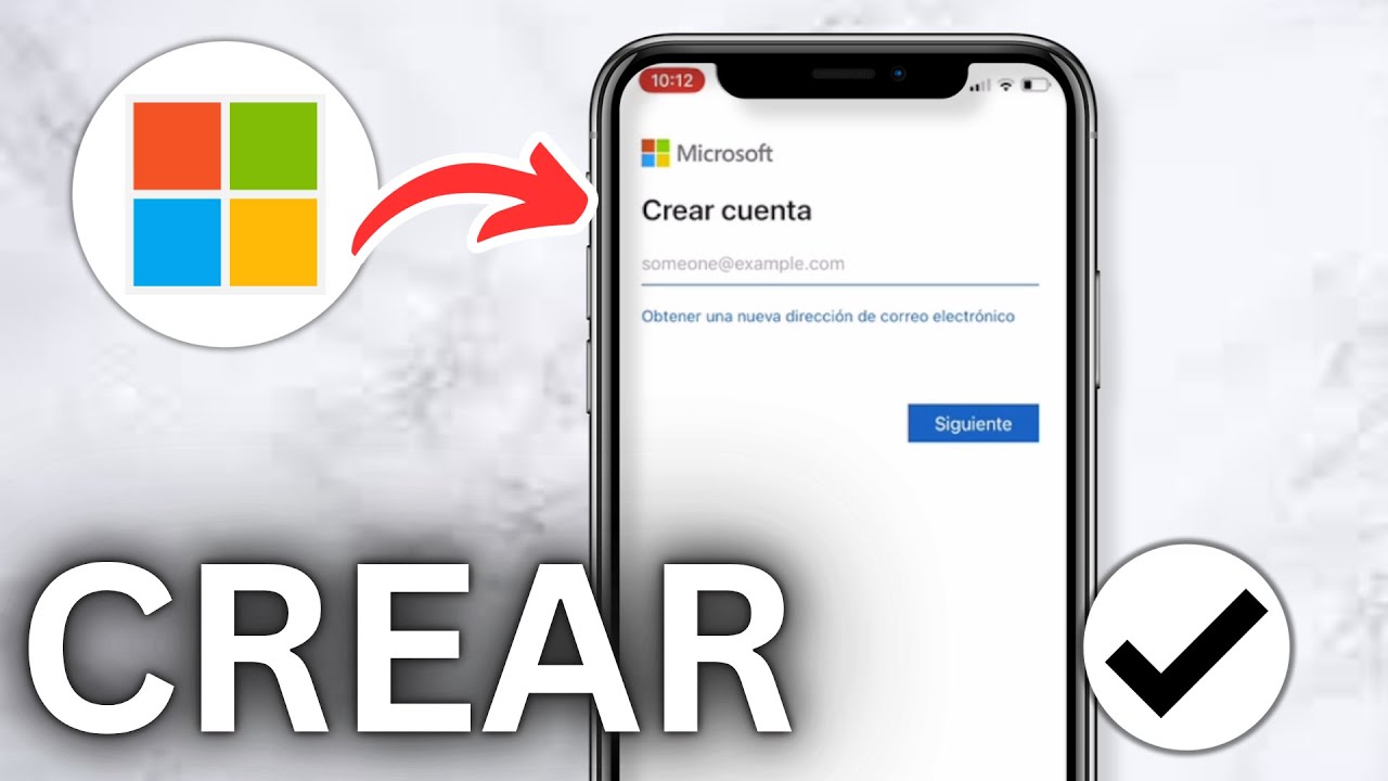 Cómo Crear Una Cuenta De Microsoft En El Teléfono - Tutorial - YouTube