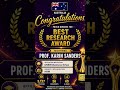 Prof. Karin Sanderson | Best Research Award | UNSW Business School | Australia  #hrm #researchimpact
