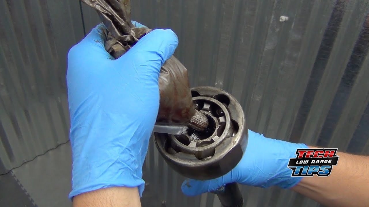 How To Grease A Birfield Or Constant Velocity Joint Youtube