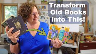 Sketchbook Tour: Turning Forgotten Books Into Creative Spaces