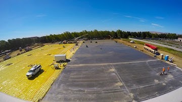 Huge Concrete Pour Timelapse at Jelly Belly Warehouse
