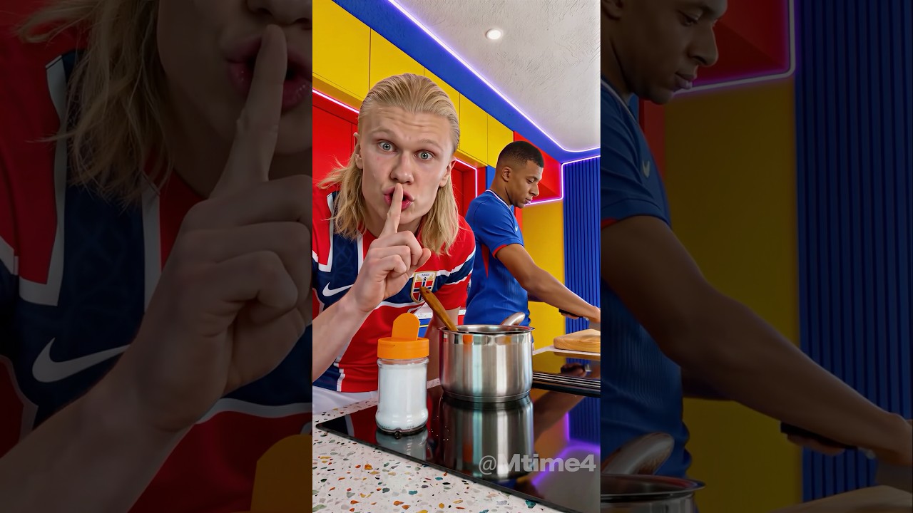Haaland’s Cooking Secret Was Salt 😂🧂 #football #haaland #parody
