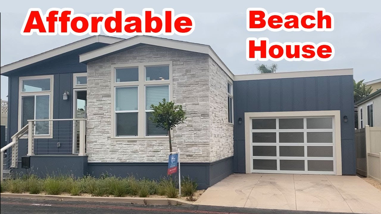 New Beach House Mobile Home Tour in Lanikai Lane 133. Carlsbad, CA. Manufactured Homes. YouTube