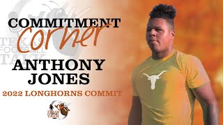 Texas Football Talk—Commitment Corner 2022—Dynamic Defensive Athlete Anthony Jones..