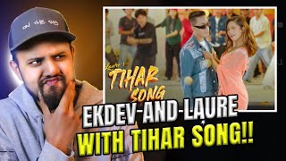 HAPPY TIHAR !!! #reaction LAURE X EKDEV LIMBU - TIHAR SONG