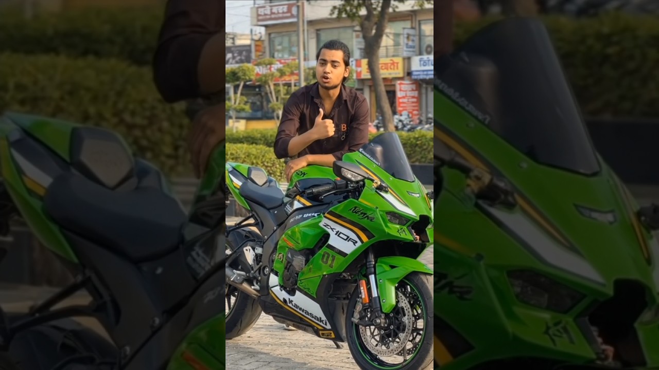 Subscribe Karke Apna Naam Comment Karo #kawasaki #zx10r #superbike #rider #shorts