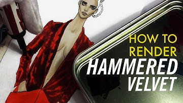 HAMMERED VELVET RENDERING Haider Ackerman F