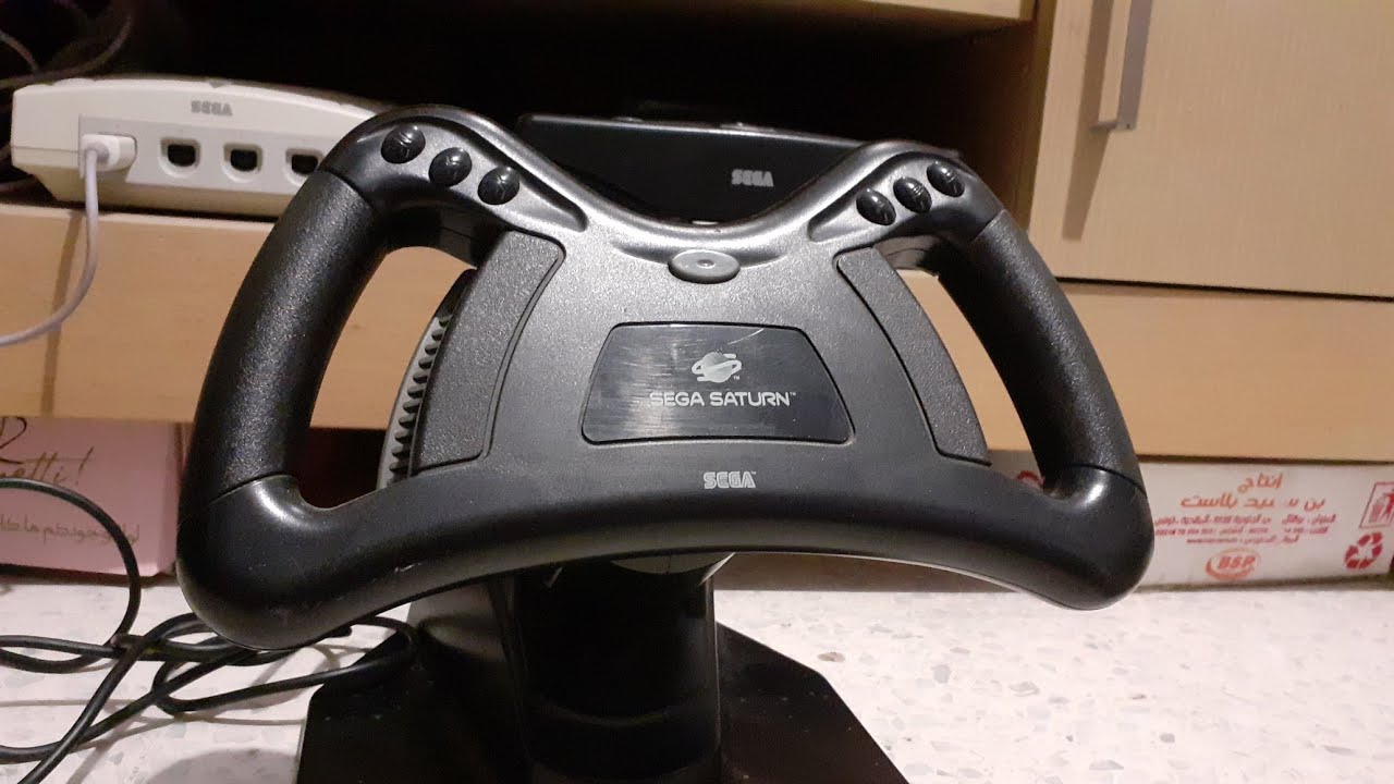 Volant Officiel SEGA Pour Console SEGA Saturn - Occasion - Fonctionnel