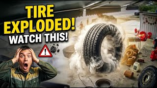 Celebrity Truck tire explosion in repair shop startles worker in Guangdong, China Net Worth