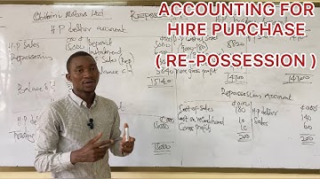 ACCOUNTING FOR HIRE PURCHASE. ( PART 6 ). REPOSSESSION. #viral #vendors #a.e tutorials #fog #best