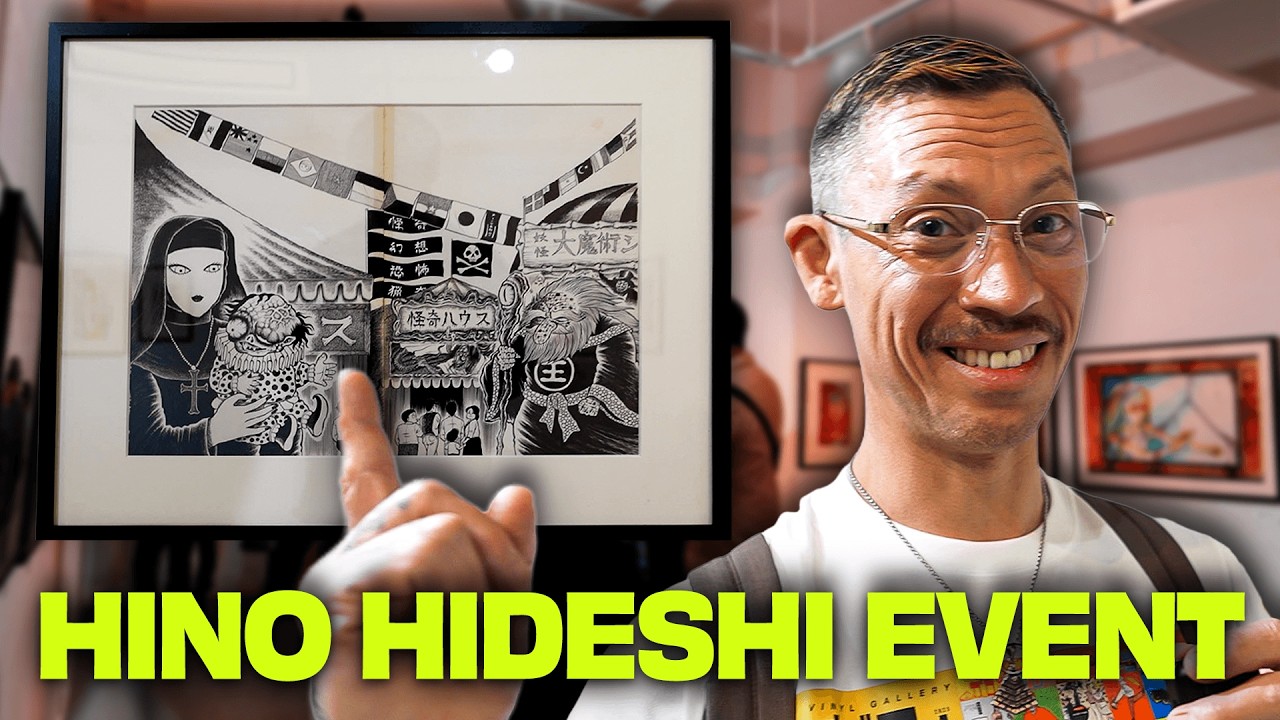 I went to Horror Mangaka Hino Hideshi's Art Event in Tokyo, Japan!