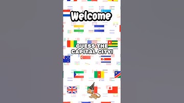 Guess The Capital City | Country Flag Quiz #challenge #quiz #country #flag #knowledge #test