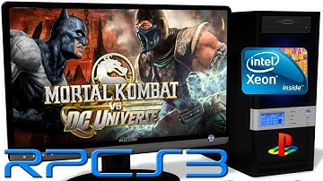 RPCS3 0.0.5 [PS3] - Mortal Kombat vs. DC Universe [Gameplay] New RSX. Async Shaders. Vulkan api #3