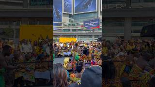 The opening of Ghana village Sankofa Square downtown Toronto