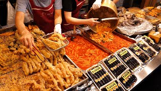 Begitu lezat! Pasar Tradisional Tteokbokki - TERBAIK 3 / makanan jalanan korea