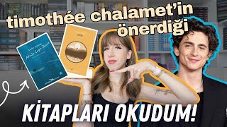Timothée Chalametin Önerdiği Kitapları Okudum