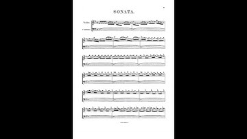 Thumbnail of Bach Violin Sonata in E minor, BWV 1023
