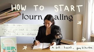 HOW TO START A JOURNAL (reflect & capture)