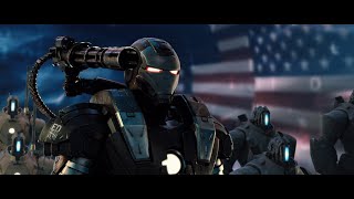 Hammer Drones & War Machine Attack Iron Man