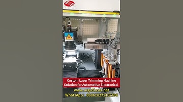Custom Laser Trimming Machine – Advanced Solution for Automotive Electronics! 🚗⚙️#trimmer #laser