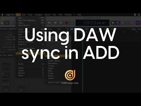 DAW Sync in ADD