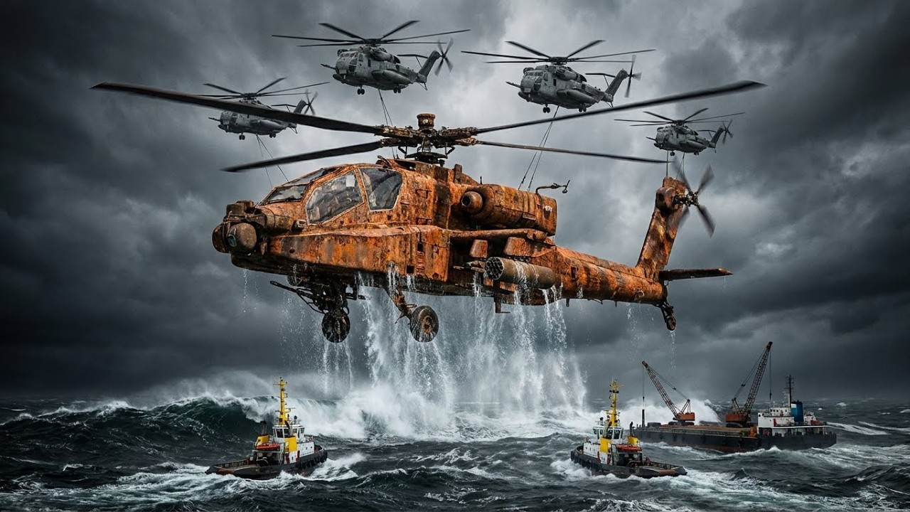 Unbelievable Discovery — Finding an AH-64 Apache in the Deep-Sea and Restoring It to Glory