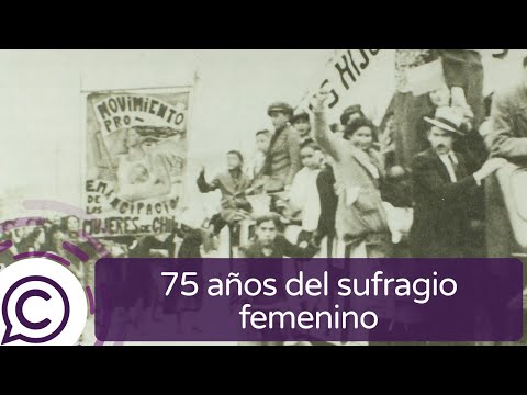 Se cumplen 75 años del voto femenino en Chile