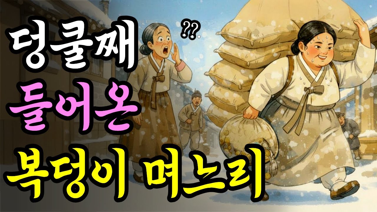 덩쿨째 들어온 복덩이 며느리, 알고보니 그녀의 정체는? 야담 민담 옛날이야기 오디오북 전설 설화 수면동화