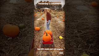 Our Classroom Has Dirt Roads and Red Wagons