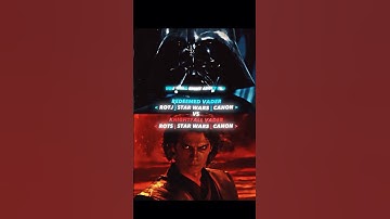 Redeemed Vader(ROTJ) Vs Knightfall Anakin (ROTS)