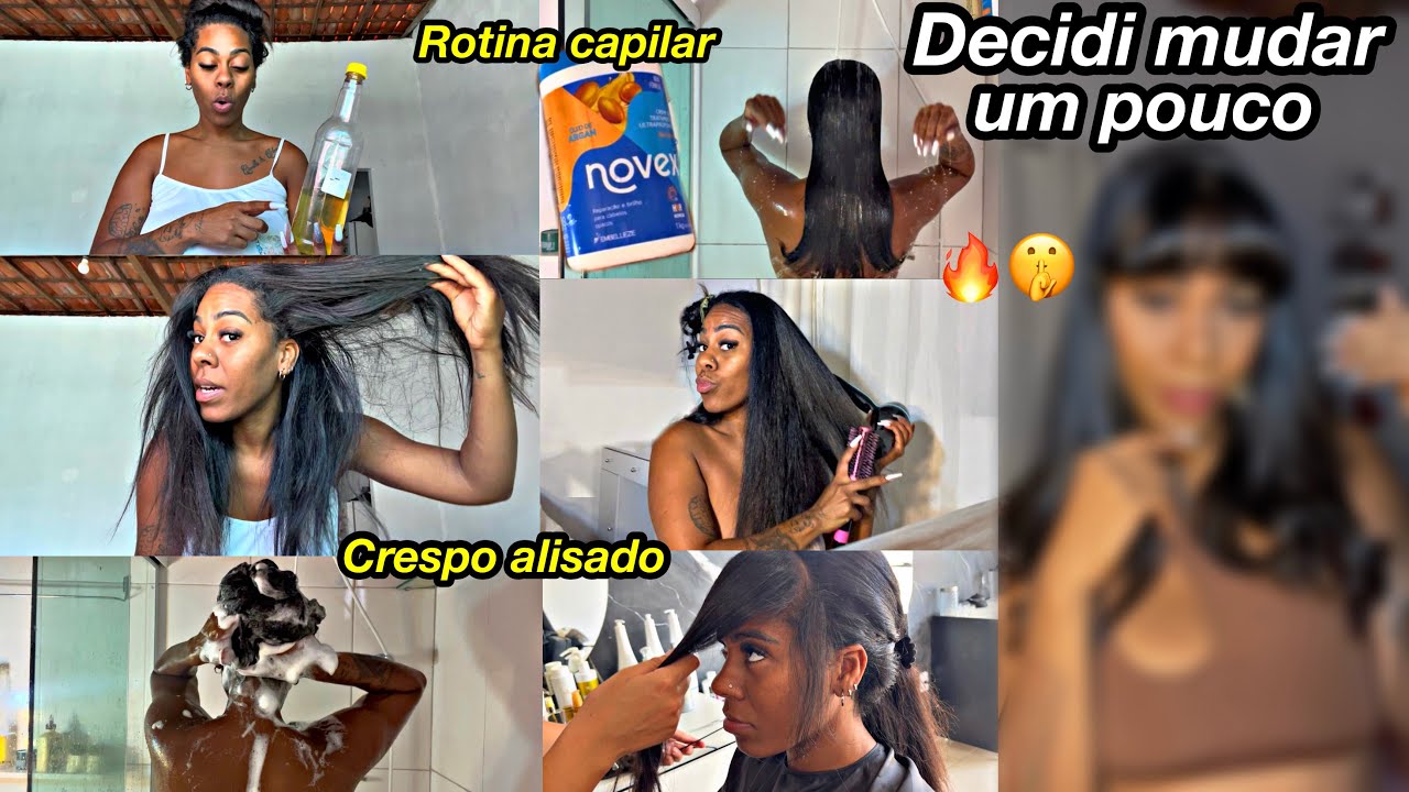 MINHA ROTINA CAPILAR + VISUAL NOVO