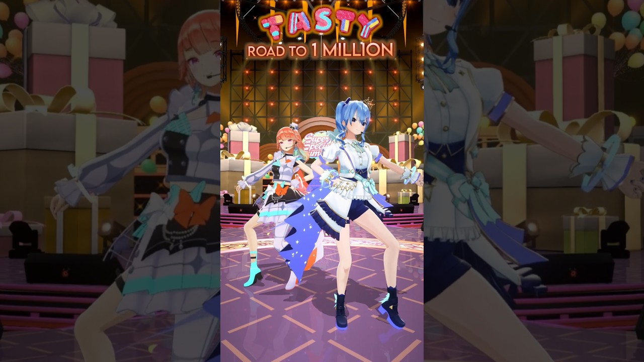 すいせい先輩と一緒に #tastychallenge 踊りました！@HoshimachiSuisei