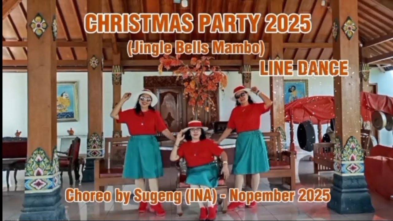CHRISTMAS PARTY 2025 (Jingle Bells Mambo) // LINE DANCE//DEMO BY LAVENDER LD
