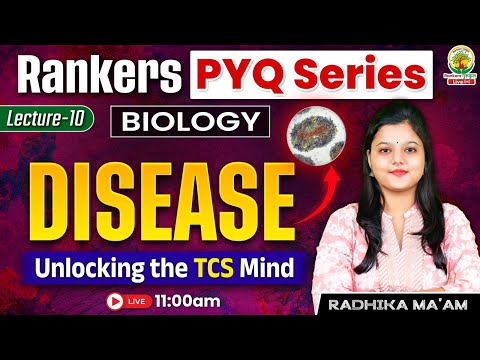 Disease (बीमारियाँ) | Rankers PYQ Series | For SSC CGL,CPO,CHSL,MTS | Radhika Ma'am  #pyqseries #ssc