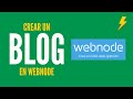 Webnode BLOG: 🔥 Cómo Crear un BLOG en Página Web con Webnode