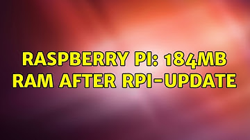 Raspberry Pi: 184mb RAM after rpi-update (2 Solutions!!)