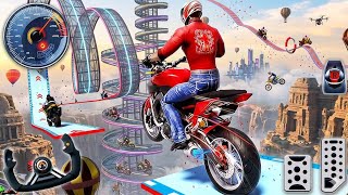 Insane Bike Racing Game 🔥 Extreme Stunts & Dangerous Roads | No Crash Challenge Gameplay but crash ? screenshot 5