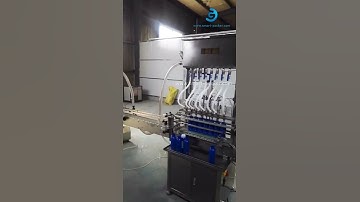 Installation video of completed line automatic liquid bottling line filling capping labeling machine