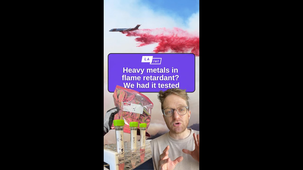 Heavy metals in fire retardant? We had it tested