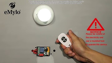 eMylo 220V 1channel remote control switch wireless RF relay 433mhz
